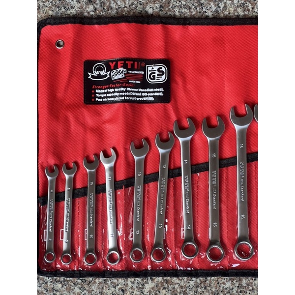 Cờ lê yety 14 cây tiêu chuẩn USA 8-24mm