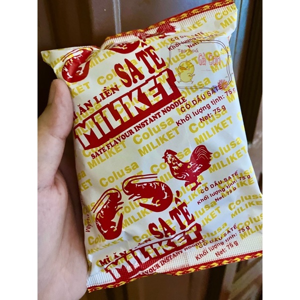 Mì sa tế Miliket giấy 65g