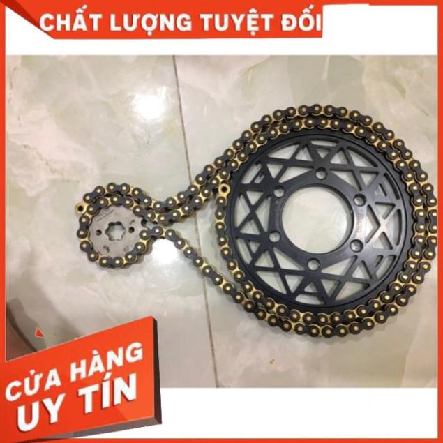 Sên rk vàng đen 132 mắc cho các loại xe moto 150cC sale