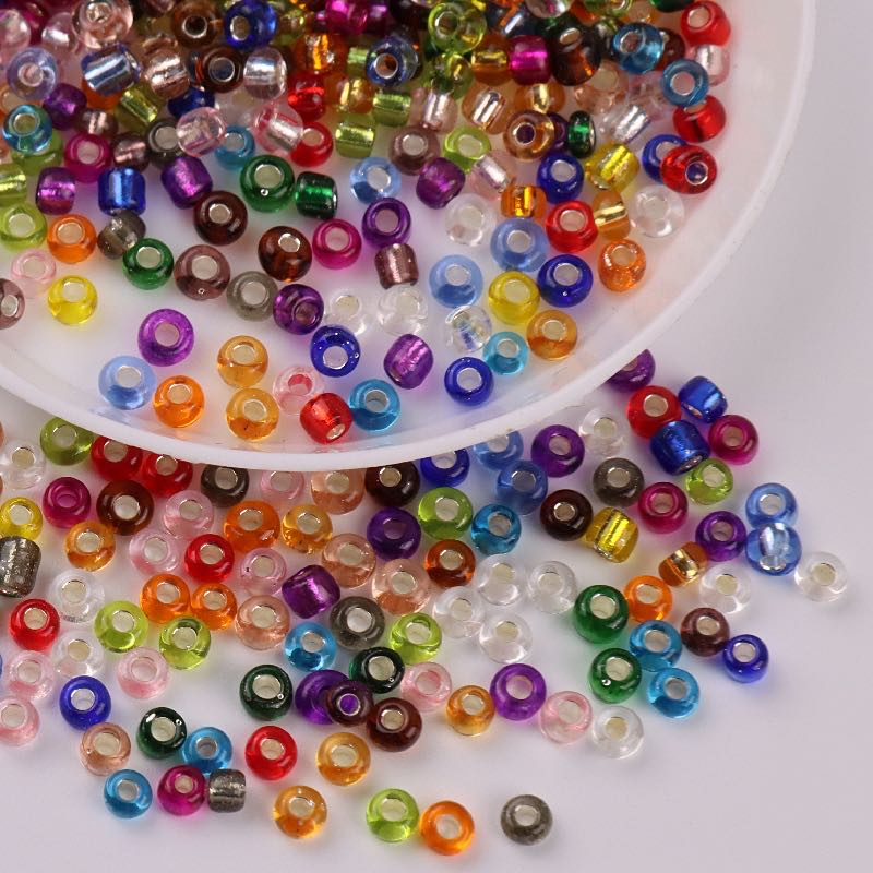 Set 300 Hạt Kính 3mm Dùng Làm Trang Sức Thủ Công
