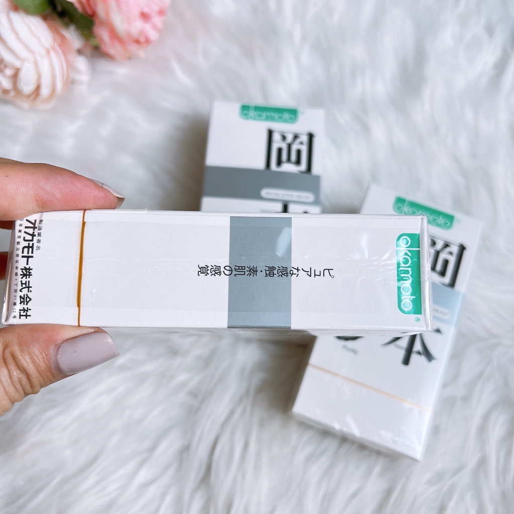 Bao Cao Su OKAMOTO SKINLESS SKIN PURITY Trắng Tinh Khiết - Nhập Khẩu Nhật Bản