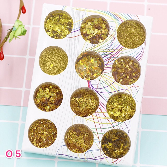 Bảng 12 ô glitter lấp lánh trang điểm | WebRaoVat - webraovat.net.vn