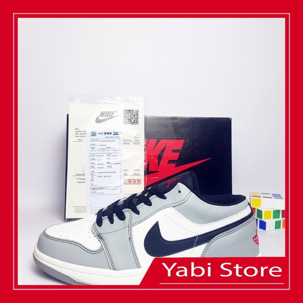 🔥FREE SHIP-HÀNG QUẢNG CHÂU 🔥Giày thể thao sneaker🔥Air Jordan 1 Low JD LIGHT SMOKE GREY full box - Yabi Store | BigBuy360 - bigbuy360.vn
