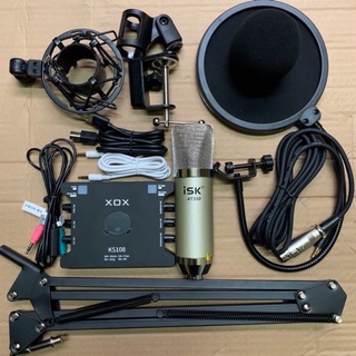 Combo Sound Card sd  K10    Và Micro Thu Âm IS max  pro26