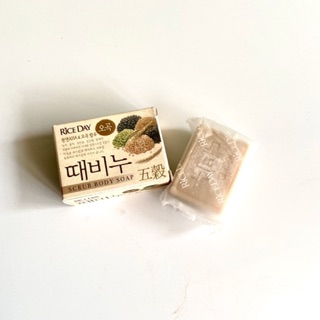 XÀ BÔNG NGŨ CỐC HÀN QUỐC RICE DAY CHO NAM/NỮ 100GR