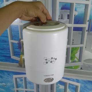 HỘP CƠM ĐIỆN MINI 3 TẦNG CAO CẤP