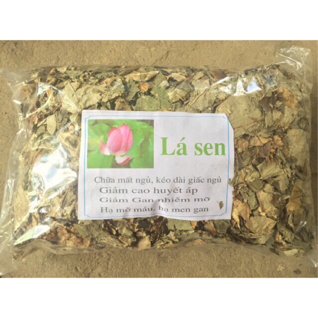 2Kg lá sen đã sao khô nguyên chất hàng mới