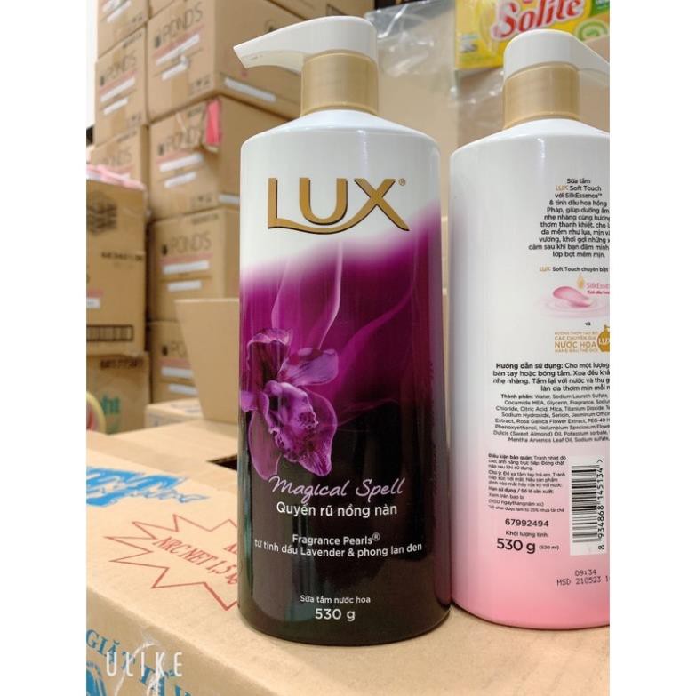 Sữa tắm Lux hương nước hoa 530gmẫu mới hương thơm cực