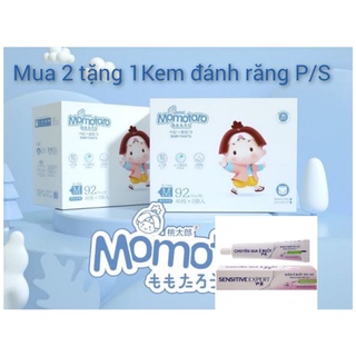 (mẫu bo mông mới) Tã/Bỉm dán/quần MOMOTARO S112/M96/L84/XL78/XXL72/XXXL70