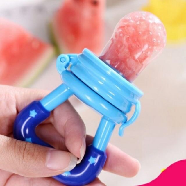 Túi nhai ăn dặm chống hóc cho bé, núm nhai trẻ em