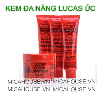 KEM DƯỠNG MÔI ĐA NĂNG LUCAS' PAPAW 25gram