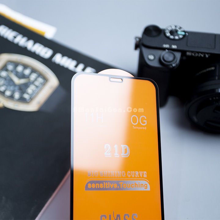Kính cường lực full màn hình iphone 21D dành cho iphone 6/ 6s/ 7/ 8 plus/ x/ xs/ 11/ 12/ 13/ 14 Plus/ Promax