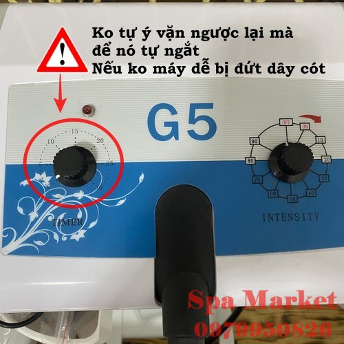 MÁY G5 ĐẦM RUNG GIẢM BÉO G5 động cơ khỏe có 5 đầu thay thế