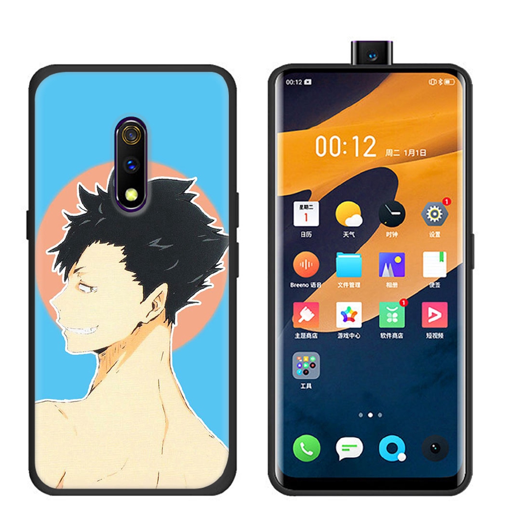 Ốp điện thoại silicon hình anime bóng chuyền cho OPPO Reno 3 Pro K5 K3 Realme 5 Pro X Q XT X2 X50