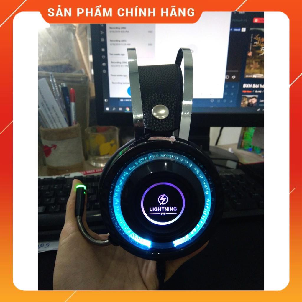 [Mã SKAMPUSHA7 giảm 8% đơn 250k]Tai nghe lightning V6s cổng 3.5 led RGB (combo 5c) dailyphukien