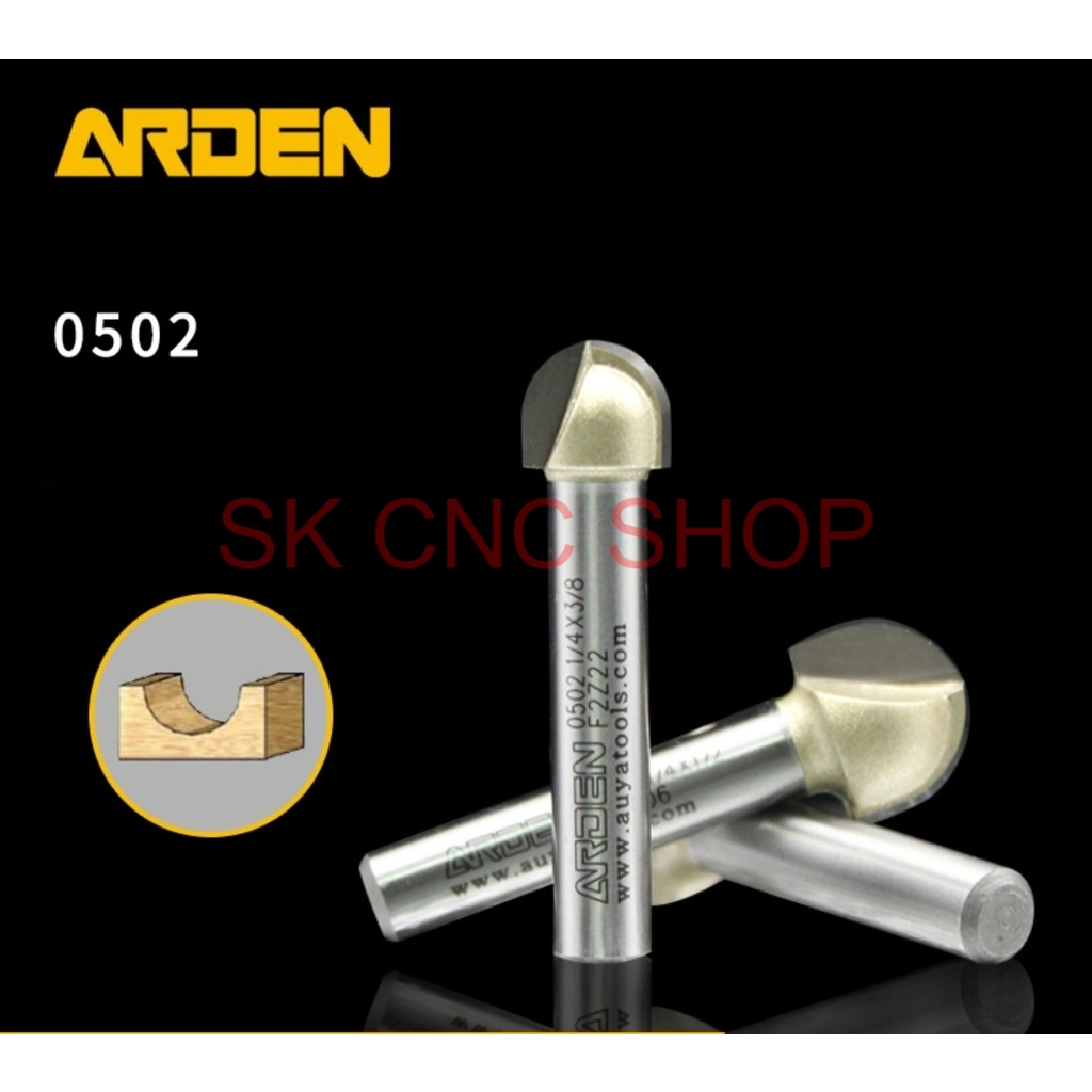 ARDEN 0502 - Mũi phay CNC rãnh cầu - SK CNC SHOP