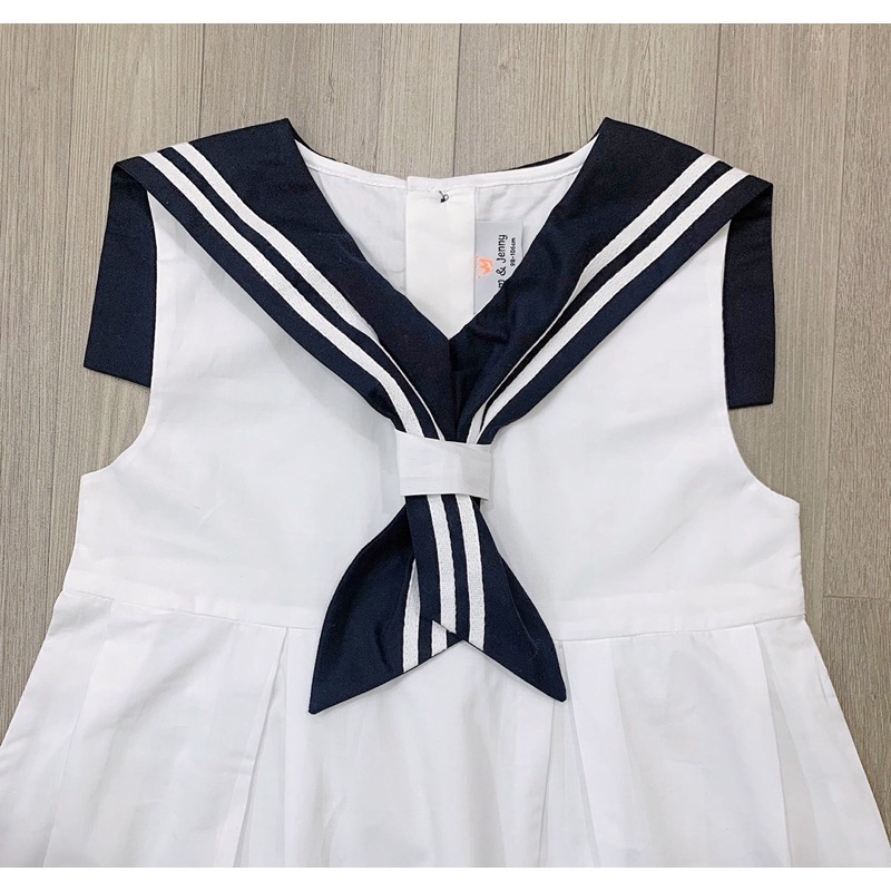 Váy bé gái- Đầm thủy thủ bé gái thương hiệu Jam&Jenny xuất Châu Âu cho bé từ 12 đến 38kg