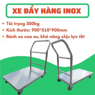XE ĐẨY HÀNG BẰNG TAY CHẤT LIỆU INOX