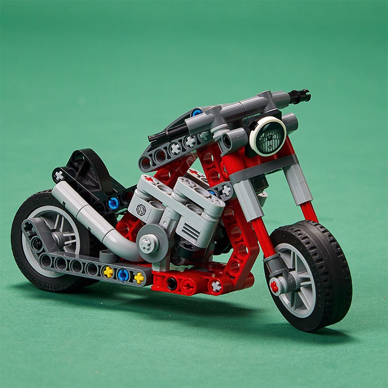Đồ Chơi LEGO TECHNIC Xe Mô Tô Độ 42132 (163 chi tiết)