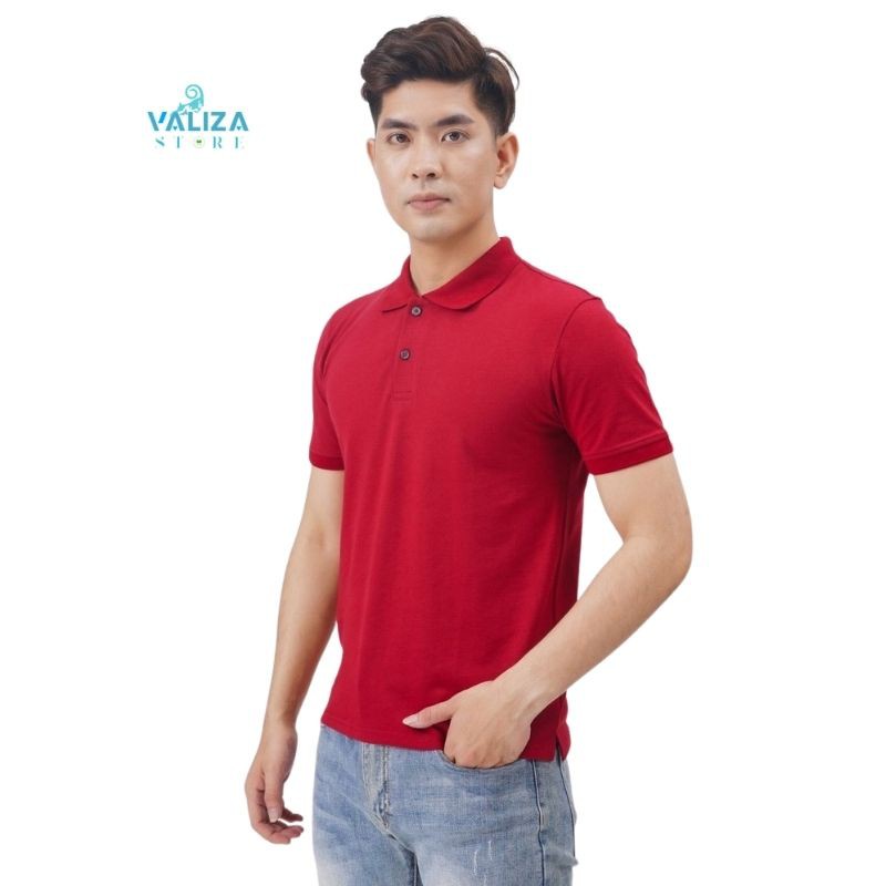 Áo Thun Phông Nam Trơn có cổ đẹp tay ngắn Áo Polo Nam cao cấp rẻ đẹp VALIZA |AT01| | BigBuy360 - bigbuy360.vn