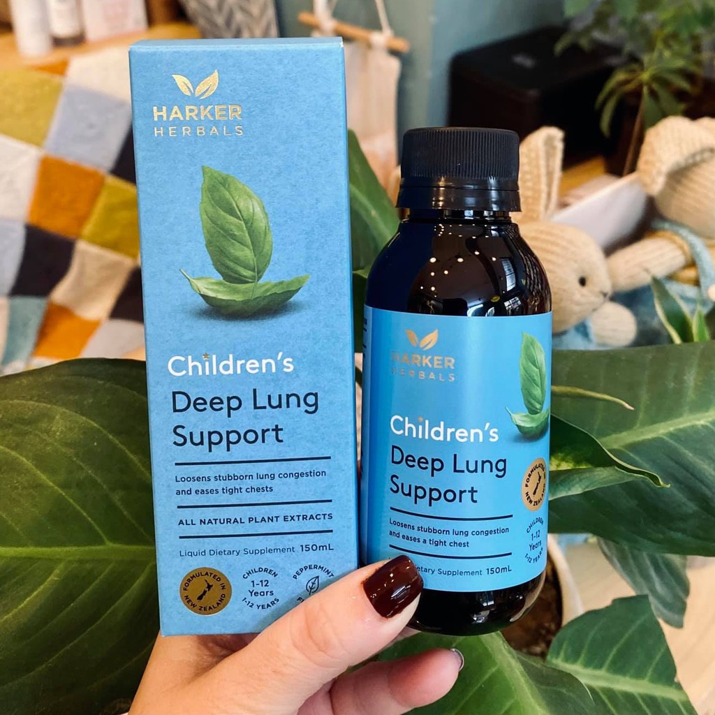 Siro hỗ trợ Phổ sâu Children's Deep Lung Support Harker Herbals 150ml