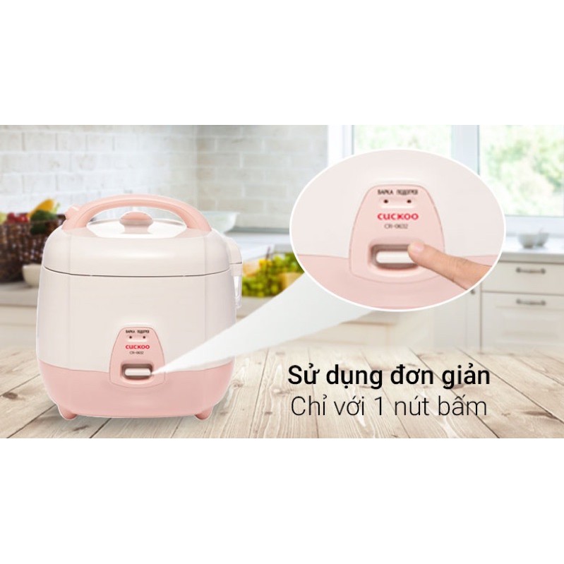 Nồi cơm điện Cuckoo CR-0632 1.0L  ( hàng Hàn Quốc nồi cơ  , hàng cao cấp , sang trọng , thiết kế  đẹp , giá rẻ )