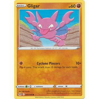 Thẻ bài pokemon gligar - 095/196 - common