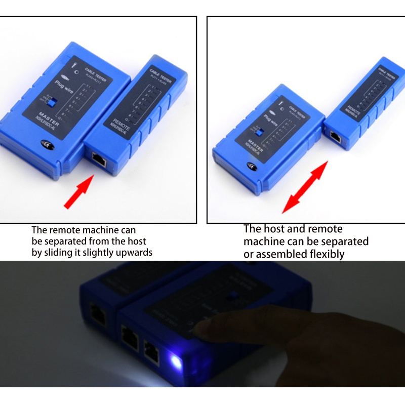 Máy Kiểm Tra Cáp LIDU1 RJ45 Với Chip Độ Nhạy Cao