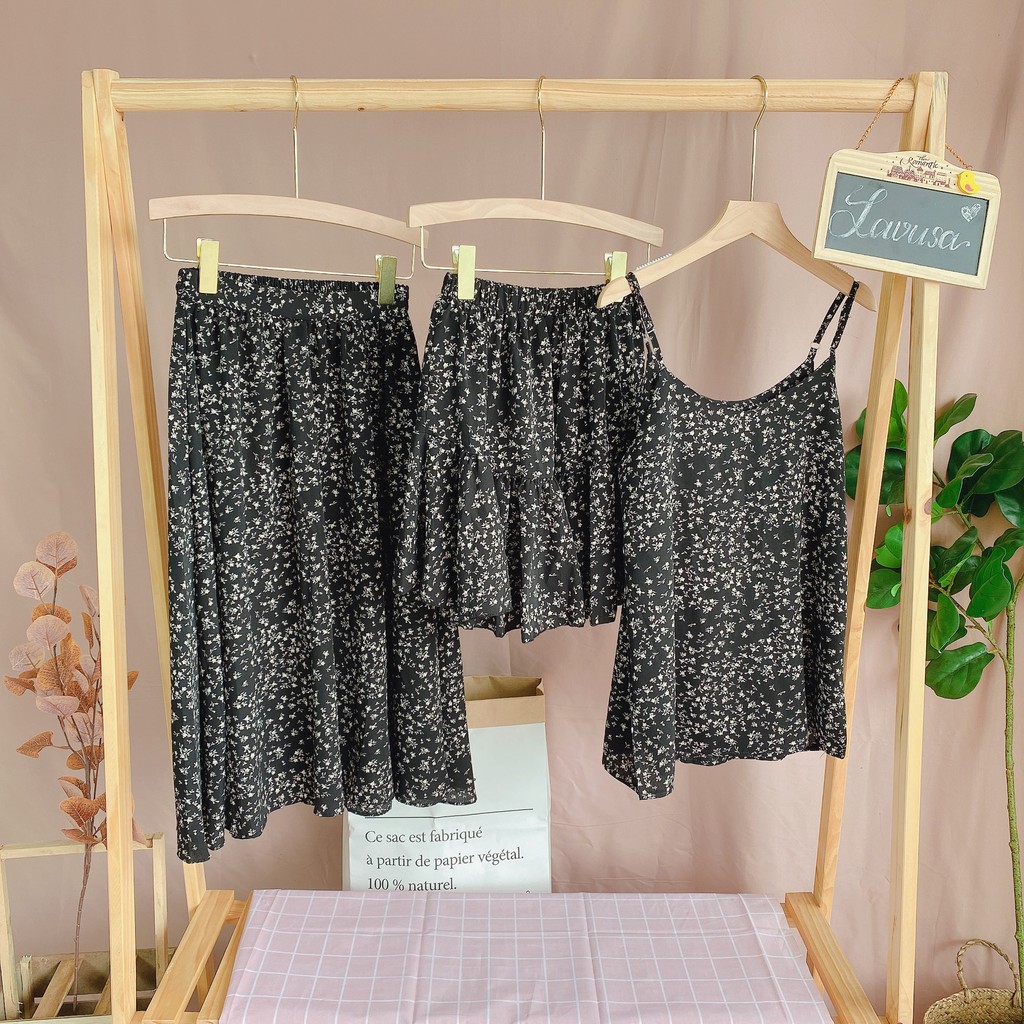 Chân Váy Hoa Nhí Chun Sau Nhiều Màu 🐷FREESHIP🐷 Chân Váy Dài Vintage LAVUSA Chất Voan Nhật Cực Mát | BigBuy360 - bigbuy360.vn