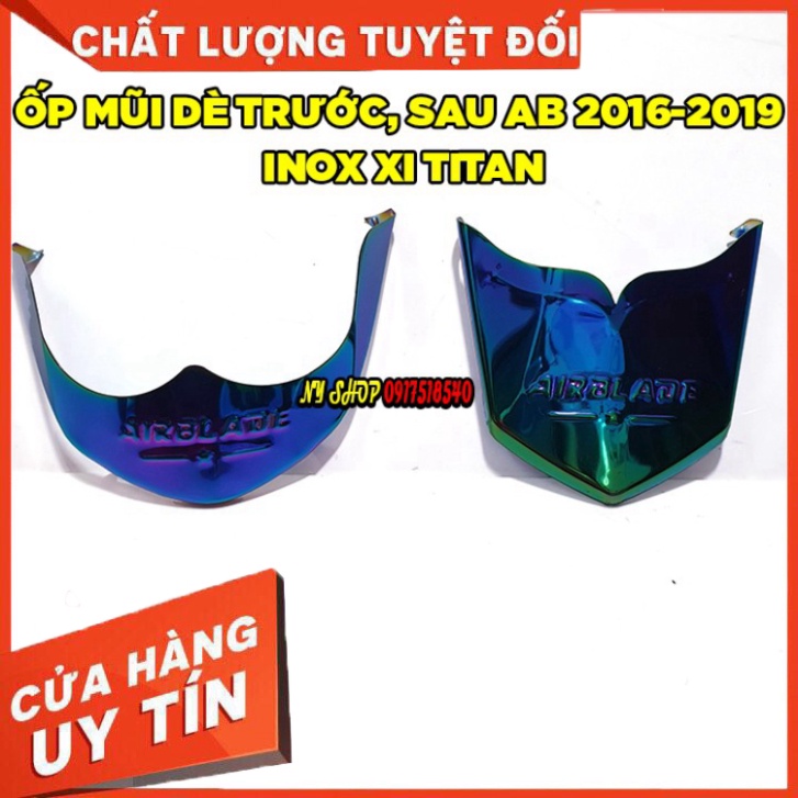 ỐP MŨI DÈ TRƯỚC, SAU HONDA SH VIỆT, SH MODE , AIRBLADE ,WAVE ALPHA,VISION,SIRIUS, WINNER X, EX 150( MÀU TITAN GIÁ 1 CẶP)