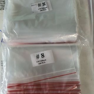 Túi miết, zipper số 8