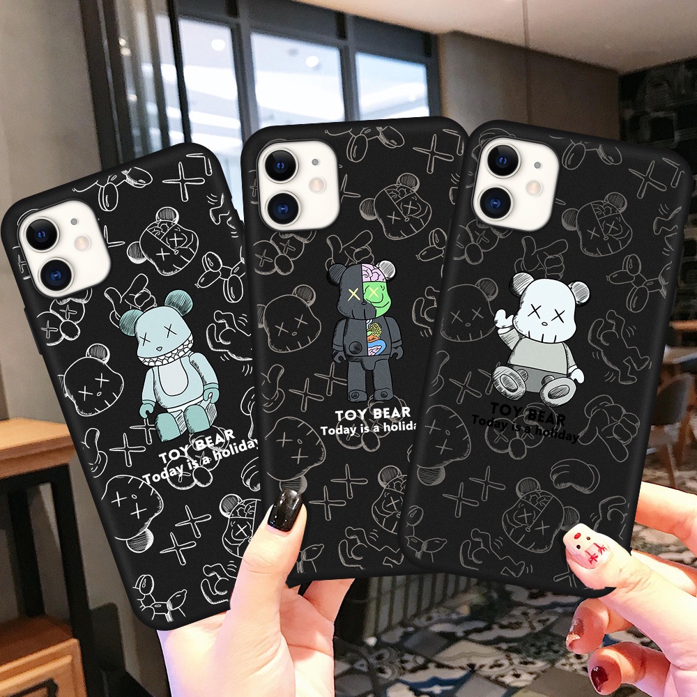 Ốp Điện Thoại TPU Nhám Màu Đen Cho VIVO Y11 Y12 VIVO Y15 Y17 Y3 V20 SE V7 V3PLUS MAX U10 M062