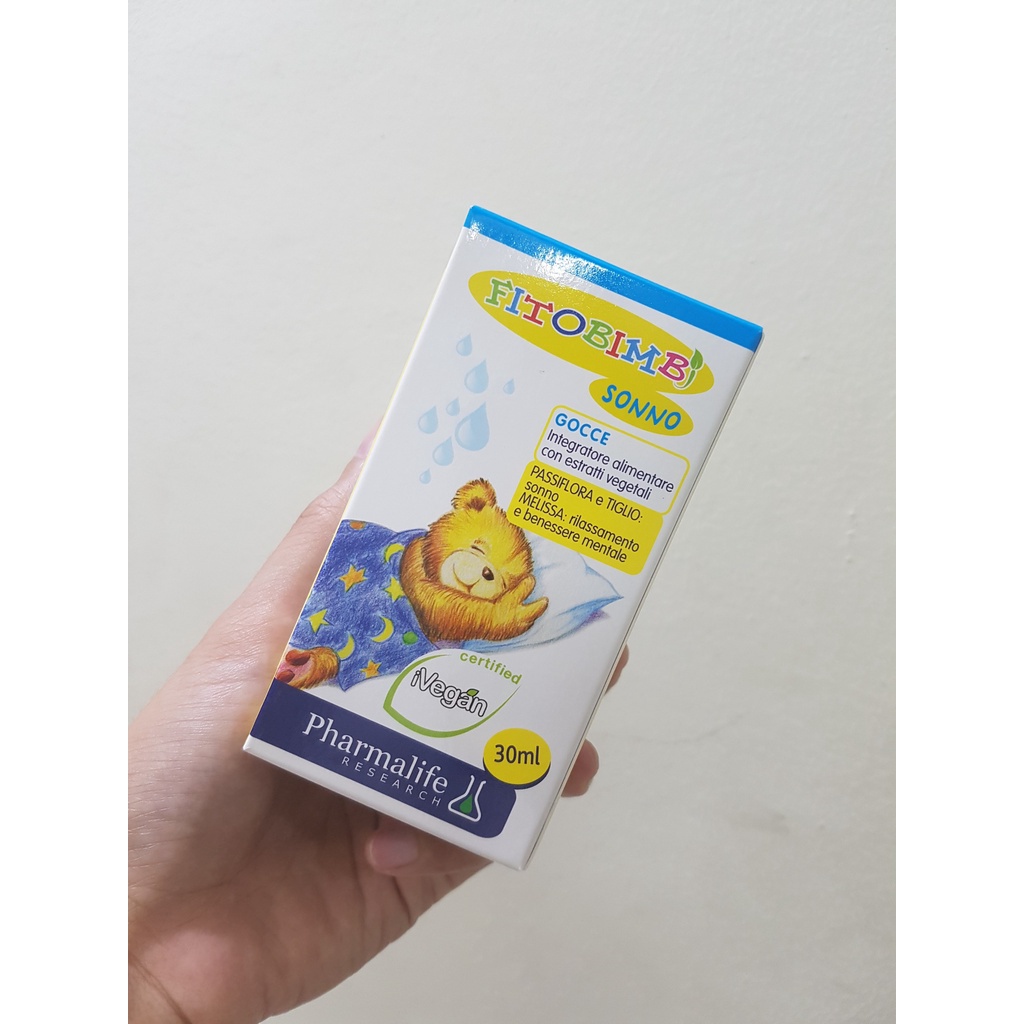 Thảo Dược Châu Âu Sonno Bimbi Giúp Bé Ngủ Ngoan 30ml - TP004