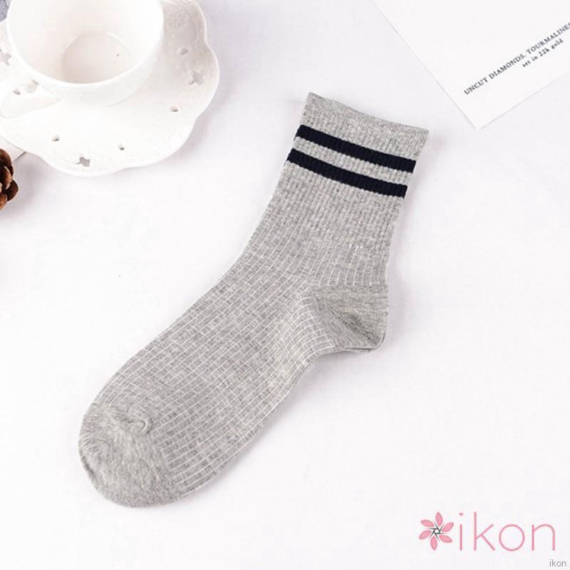 Tất Cotton hoạ tiết kẻ sọc cho phái nữ