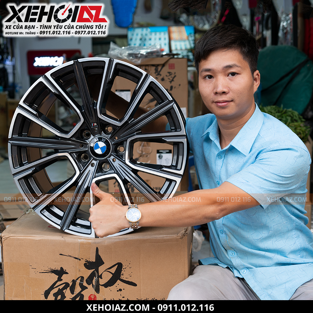 Lazang ô tô 19 inch lắp BMW, Vinfast LUX A, LUX SA