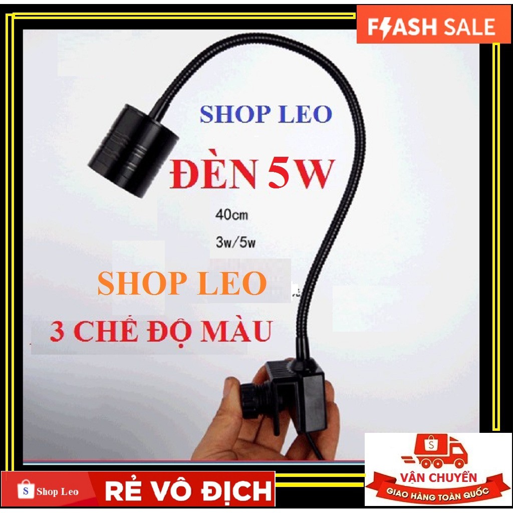 Đèn Led rọi 5W - 3 chế độ màu (kẹp thành bể)