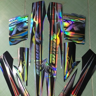 Tem sirius 110 R đen bạc crom