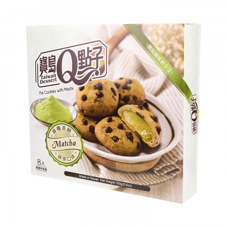 Bánh Quy Nhân Mochi Vị Trà Xanh 160g