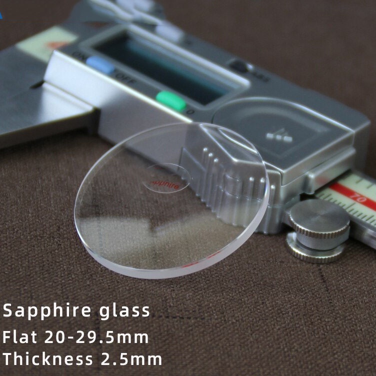 Kính đồng hồ sapphire dày 2.5mm nguyên khối