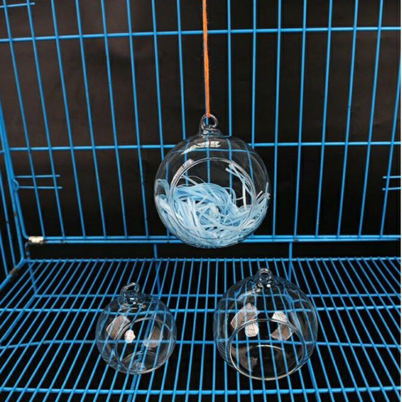 Nhà ngủ thủy tinh treo lồng Hamster(Nowship,Grap)
