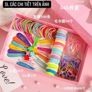 (giá sỉ) SET BUỘC TÓC, KẸP TÓC 780 CHI TIẾT CHO BÉ