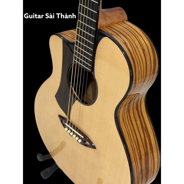 [MÃ giảm 40K]Miếng Dán Chống Xước-Decal Dán Thùng Đàn ST.Real Guitar Sài Thành mã S15 họa tiết bắt mắt