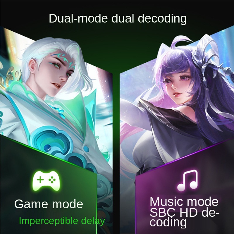 Tai nghe chơi game bluetooth , Tai nghe Gaming Apro366 Tws Bluetooth 5.0  Không dây có mic với độ trễ cực thấp
