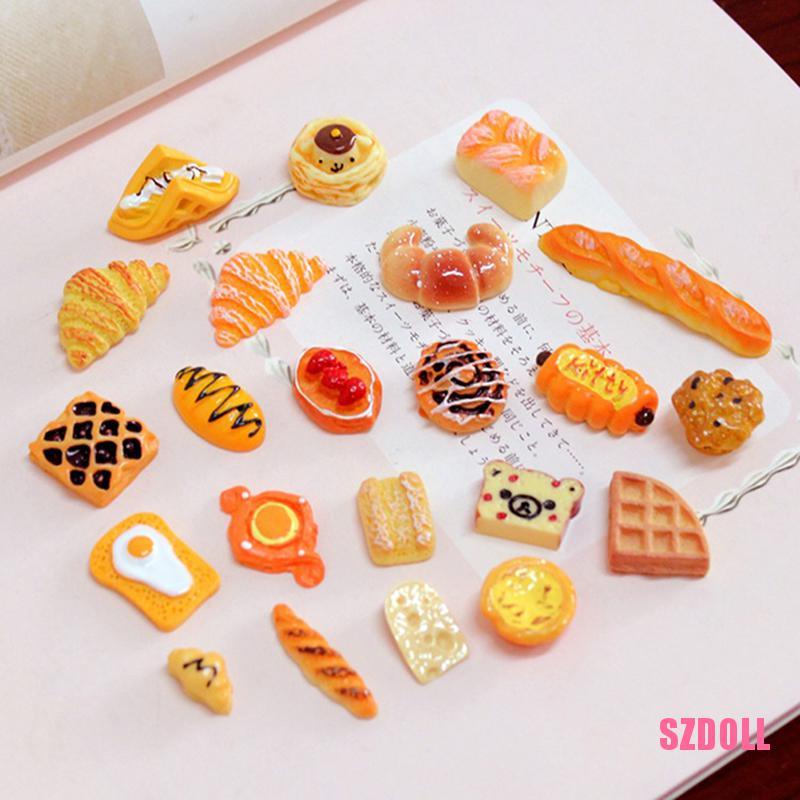 3 Mô Hình Bánh Mì Nhân Tạo Mini Ts2Szdoll Trang Trí Nhà Búp Bê