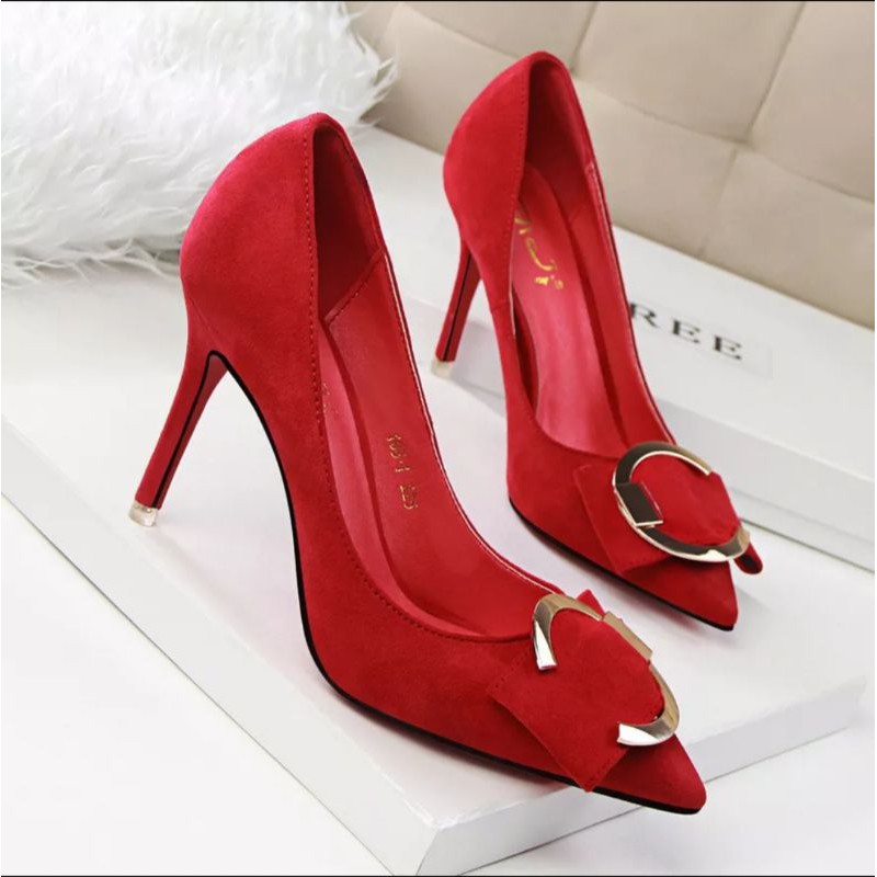 Cao gót đỏ QC size 35