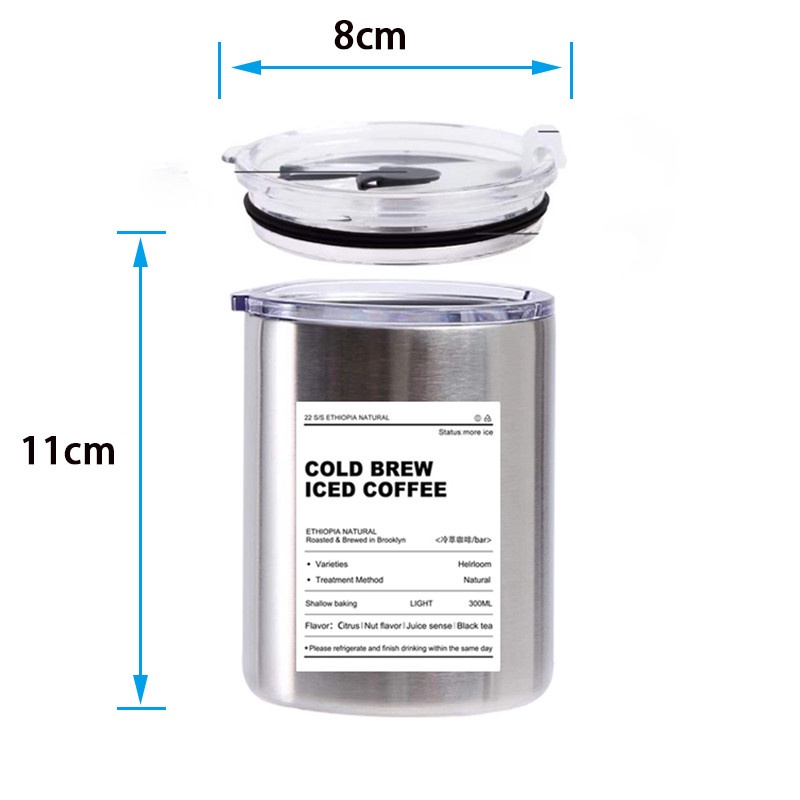 Bình Nước Giữ Nhiệt Bằng Inox Dung Tích 600Ml 360Ml Phong Cách Mỹ Tiện Dụng Cho Xe Hơi