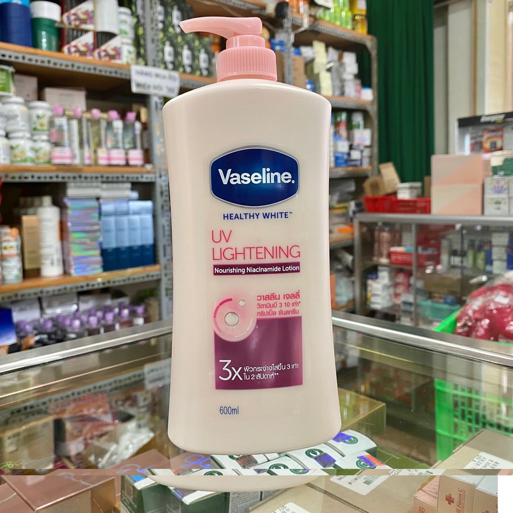 [Mẫu mới 2020] Sữa Dưỡng Thể trắng da, dưỡng ẩm Vaseline Healthy White UV Lightening 600ml | BigBuy360 - bigbuy360.vn