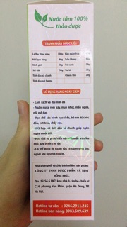 Nước tắm thảo dược BAYROM cho bé