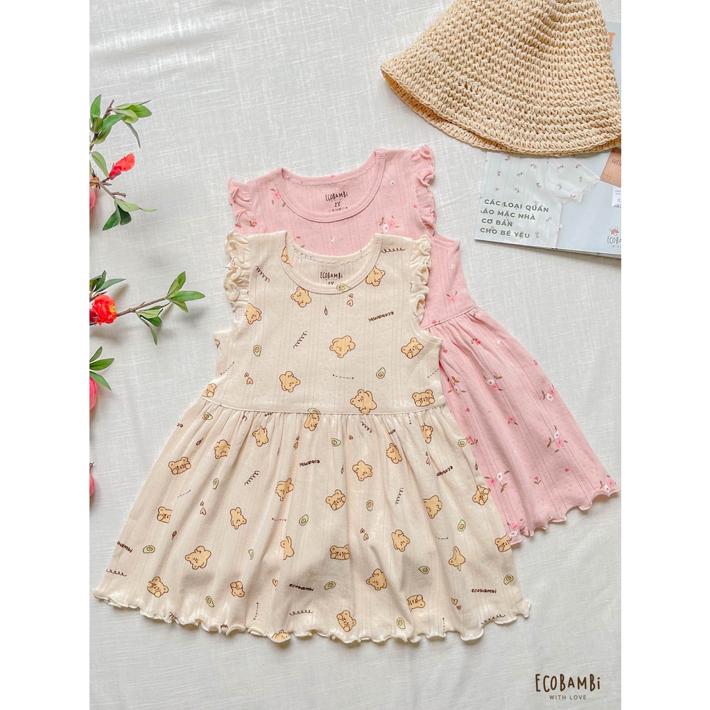 Đầm tay cánh tiên bé gái EcobambiWithLove