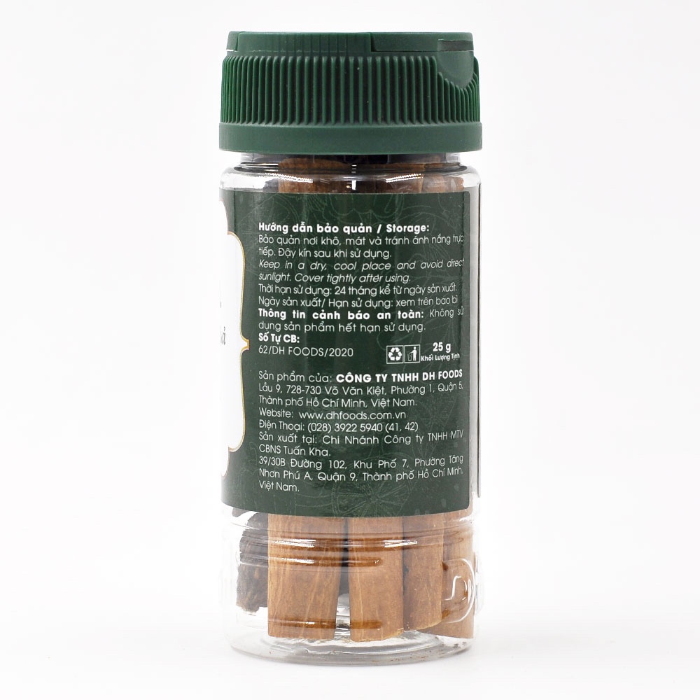 Gói ( Mẫu mới) Natural Quế Hồi Thảo Quả  25gr- Thương hiệu DH Foods